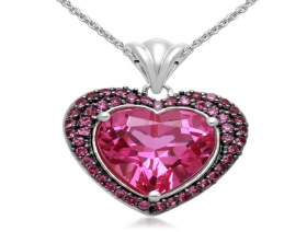 Pink Sapphire Pendant