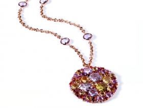 Multicolor Tourmaline Necklace