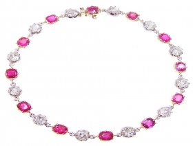 Ruby &amp; Diamond Bracelet